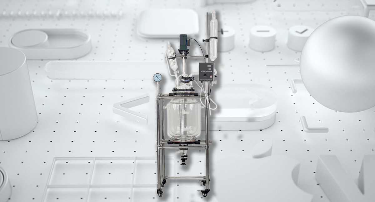 Characteristics and working principle of triple-layer glass reactor.