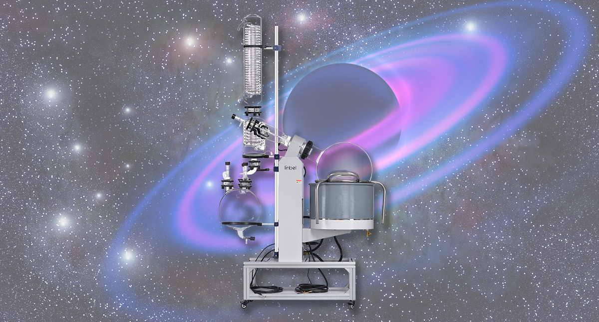 Operating method of rotary evaporator